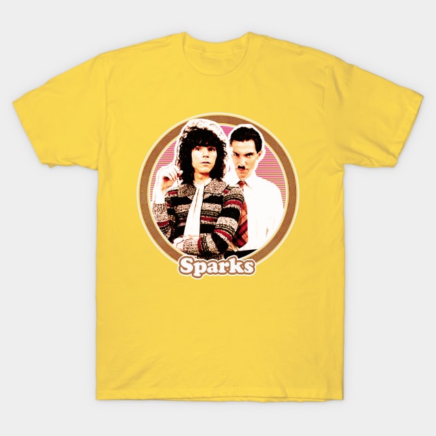 Sparks - Vintage Style Retro Aesthetic Design T-Shirt by DankFutura